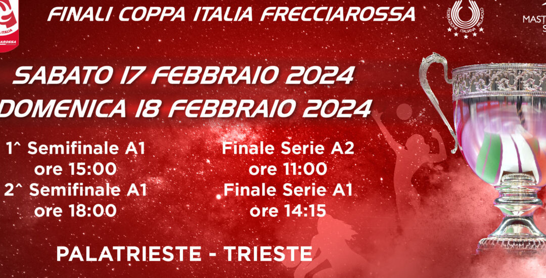 Pallavolo: a Trieste la finale Coppa Italia di Volley femminile